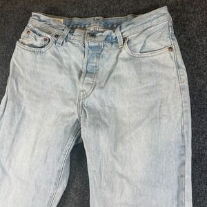 Levi's Premium 501 Jeans 30x31 Blue Denim Light Wash Straight Leg